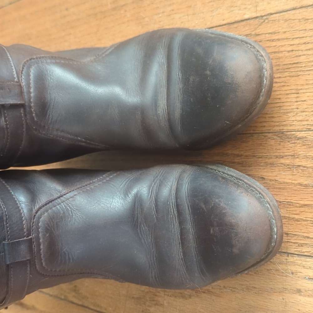Frye Dorado Riding Boots In Brown - Picture 4 of 8